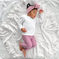 Ribbed Leggings - Lavender Mist
