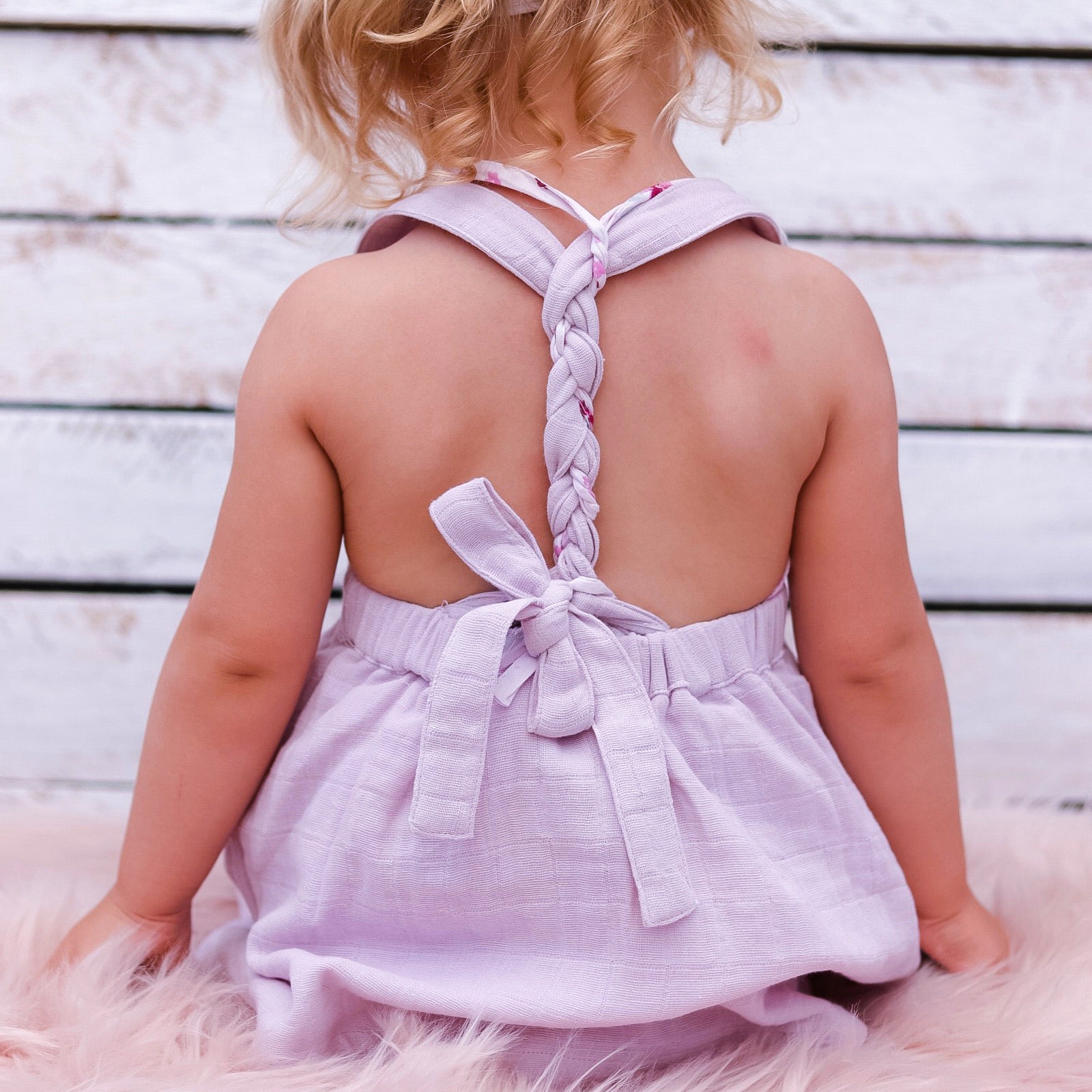 Muslin Suspender Skirt - Viola