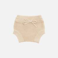 Chunky Knit Bloomers - Oatmeal