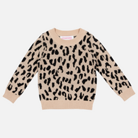 Leopard Knit - Oatmeal