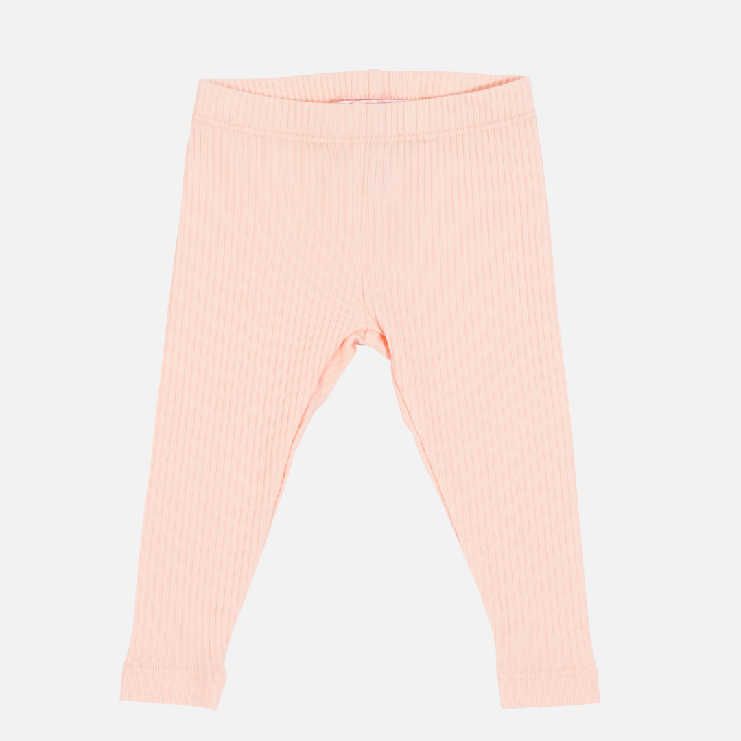 baby girl peach leggings
