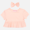 Cozy Ruffle Top - Peach Dust