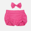 Shorts & Bow - Pink Sherbet