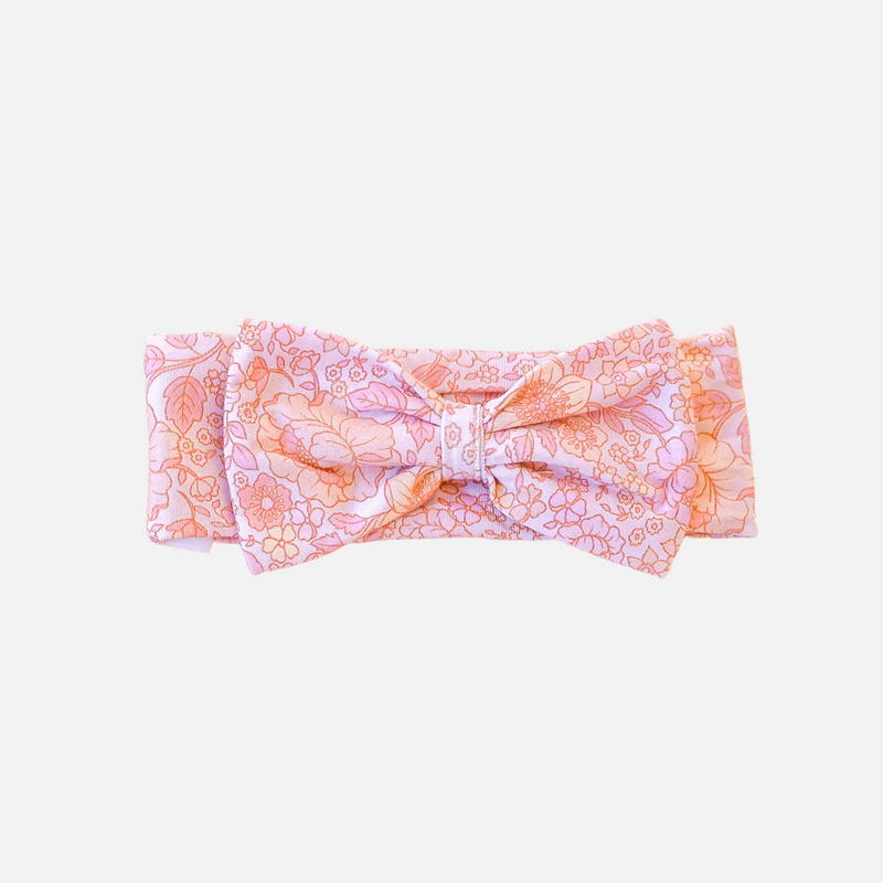 Stretchy Bow Headband - Goldie