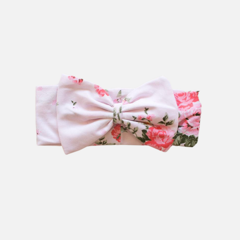 Stretchy Bow Headband - Ivy