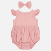 Noella Bubble Romper - Dusty Pink