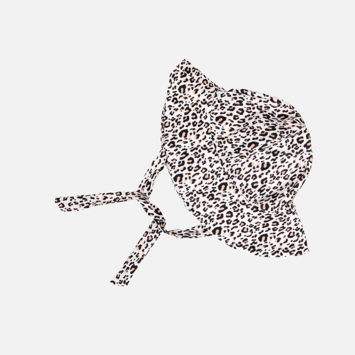 Swim Hat - Peachy Leopard