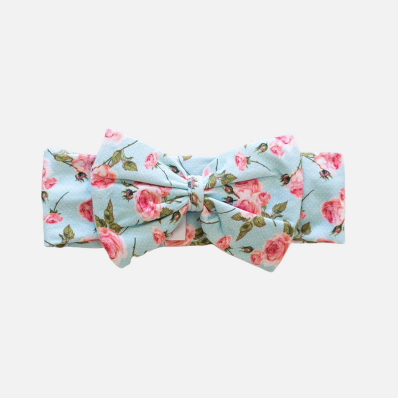 Stretchy Bow Headband - Willow