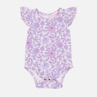 Floral Short Sleeve Flutter - Haven