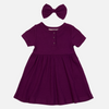 Cozy Basic SS Dress - Regal Purple