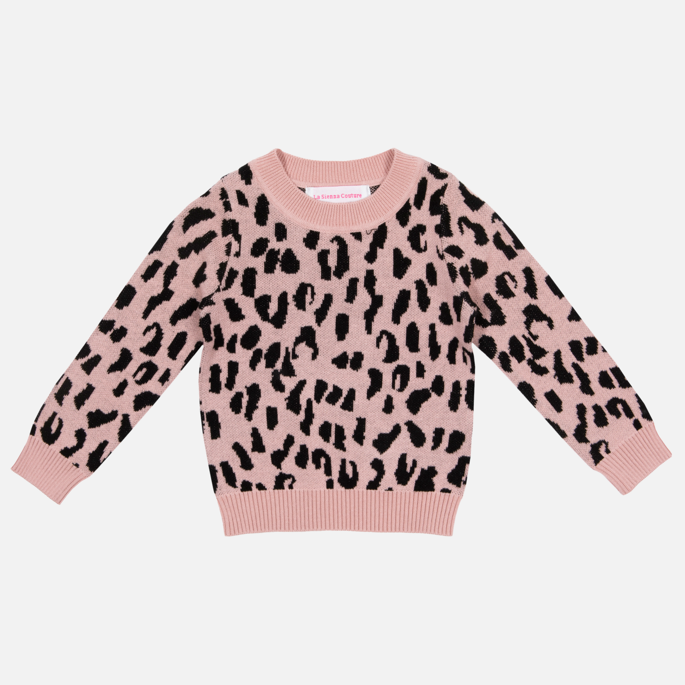 Leopard Knit - Rosewood