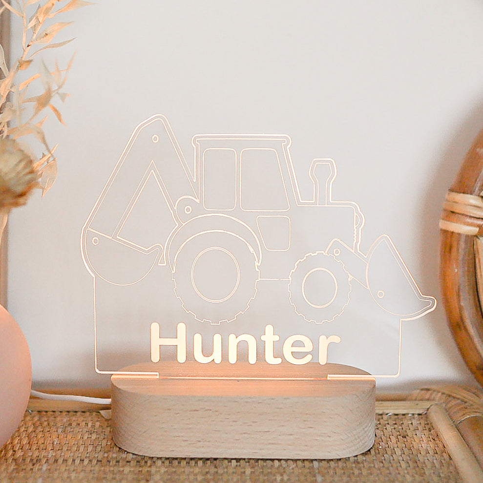 Acrylic Night Light - Truck Cut Out