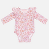 Floral Long Sleeve Flutter - Junie