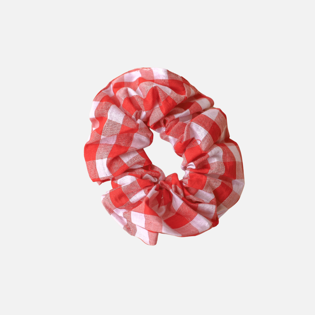 Scrunchie - Red Gingham