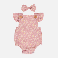Button Romper - Alma Dusty