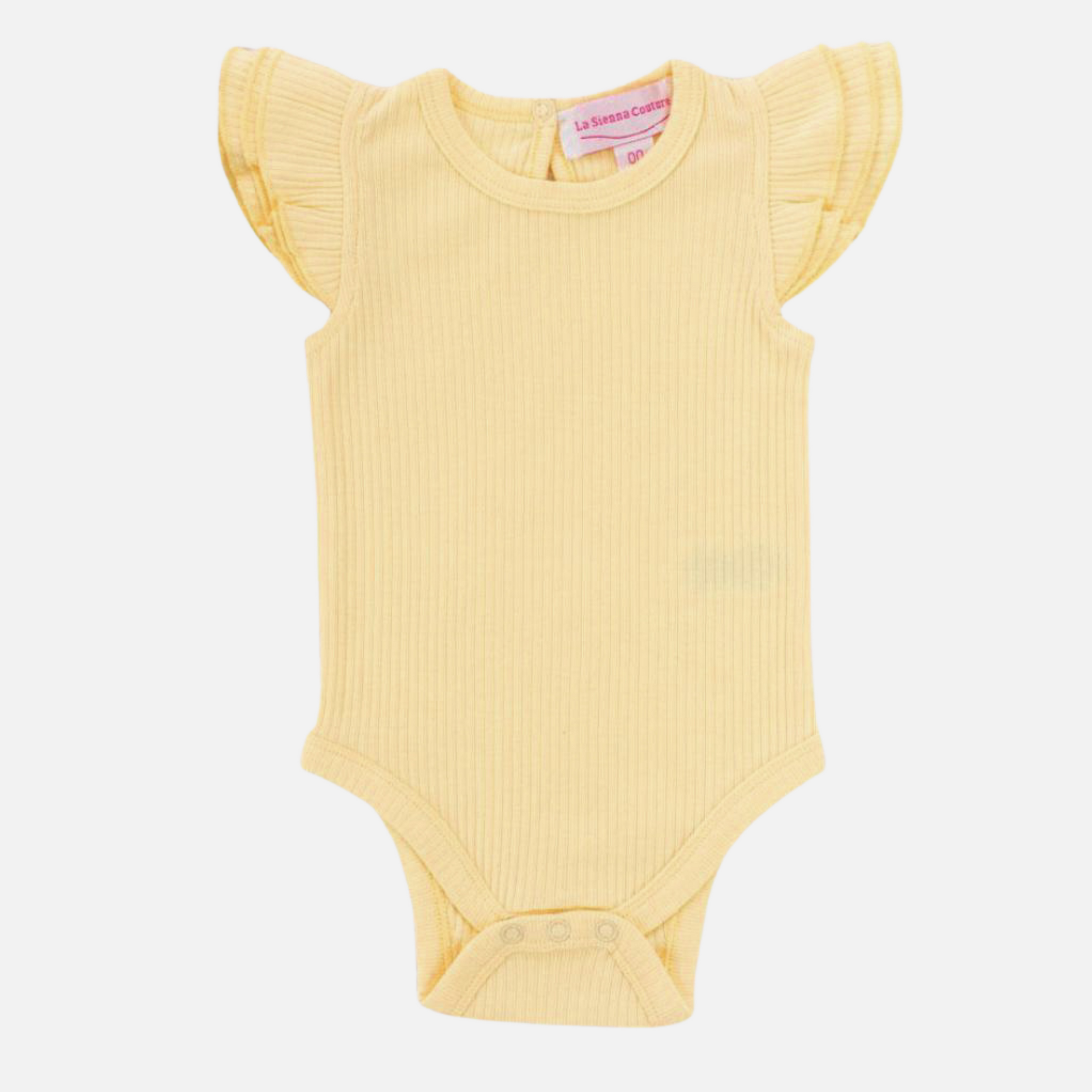 Cozy Short Sleeve Flutter - Buttercup